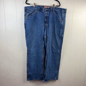 Authentic Big Mac Workwear Carpenter Mens jeans Size 44x32 (43x31) EUC